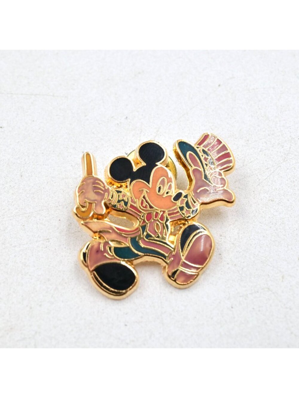 Tokyo Disneyland Patriotic Mickey Mouse Uncle Sam 20 Years Lapel Pin